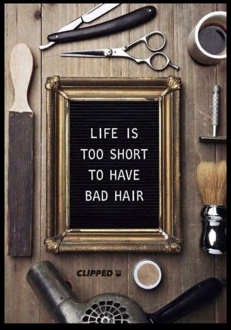 Quotes About Hair, Barber Quotes, Hair Salon Quotes, Stylist Quotes, Hairdresser Quotes, Hairstylist Quotes, Salon Quotes, Barbershop Design, Barber Shop Decor