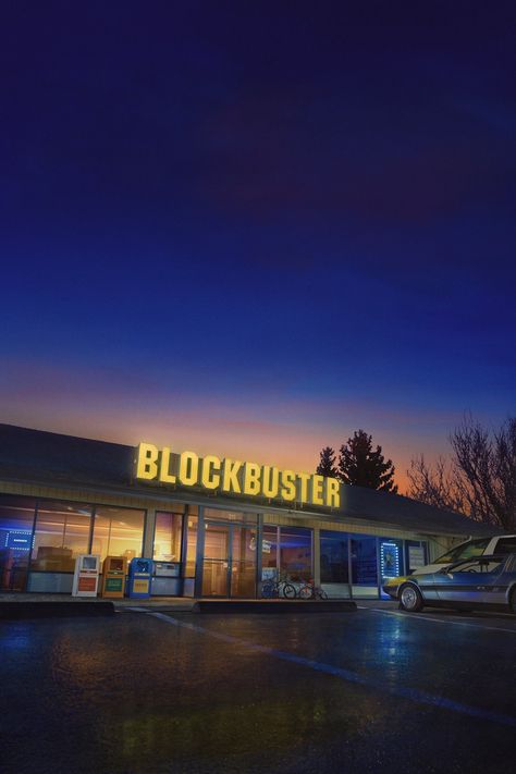 Video Rental Store, 1990s Aesthetic, 1980s Aesthetic, 2000 Aesthetic, Blockbuster Video, Store Sign, Vaporwave Art, Fun Dinners, Cinematic Photography