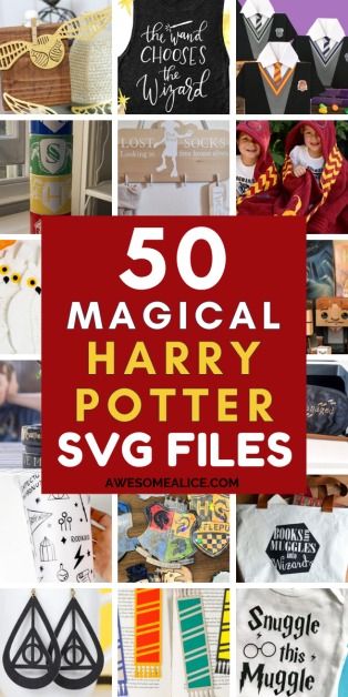 50 Magical DIY Harry Potter Cricut Projects & SVG Files - Awesome Alice Harry Potter Cricut, Harry Potter Cricut Projects, Disney Svgs, Free Svg Downloads, Diy Harry Potter, Fantasy Decor, Harry Potter Crafts, Harry Potter Diy, Svg Downloads