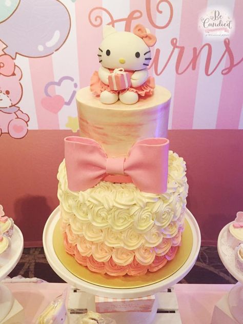 Hello Kitty 15 Birthday, Hello Kitty Sweet 16 Decor, Hello Kitty 1st Birthday Cake, Hello Kitty Sweet Sixteen, Hello Kitty Sweet 16, Hello Kitty Baby Shower Ideas, Hello Kitty Quinceanera, Hello Kitty Baby Shower Cake, Hello Kitty Backdrop 1st Birthdays