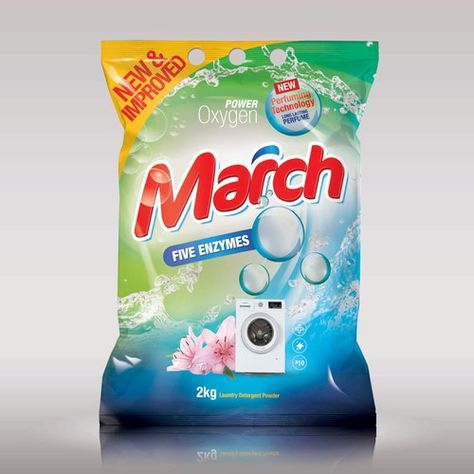 Talented designers show up to make a breathtaking laundry powder packet | Product packaging contest | 99designs Detergent Packaging, Cleaning Products Design, Custom Product Packaging, Soap Packaging Design, Detergent Laundry, Powder Laundry Detergent, Website Banner Design, Laundry Powder, Washing Powder