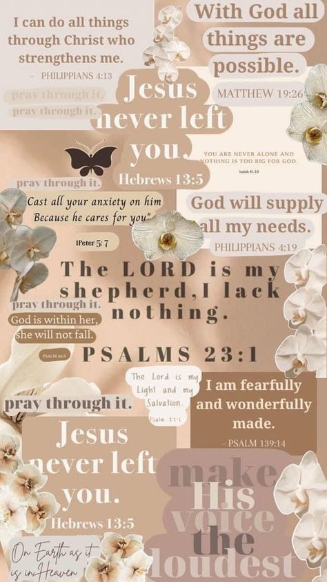 Jesus Quotes Wallpaper, Brown Orchid, Bible Verse Wallpaper Iphone, Bible Quotes Background, Christian Iphone Wallpaper, Wallpaper Bible, Cute Bibles, Christian Quotes Wallpaper, Christian Backgrounds