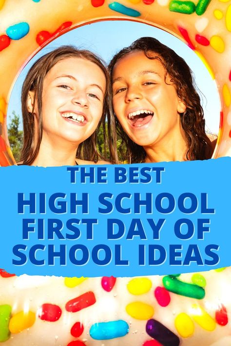 High School Ideas, First Day Of School Ideas, Back To School High School, First Day Of Highschool, High School First Day, High School Back To School, Back To School Highschool, First Day Activities, High School Activities