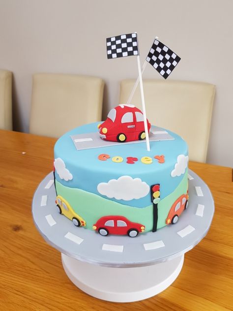 Car Cake 3rd Birthday, Car 2nd Birthday Cake, Car Cake 1st Birthday, Car Cake For 2nd Birthday, Car Theam Birthday Cake, 1st Birthday Cake Car Theme, Cars Bday Cake, Car Cake 2nd Birthday, 2nd Birthday Cake For Boy