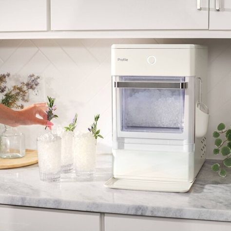 GE Profile Opal Nugget Ice Maker - Hearth & Hand™ with Magnolia Nugget Ice, Ice Bin, How To Make Ice Coffee, Iced Coffee Drinks, Nugget Ice Maker, Ice Storage, 2024 Wishlist, Ice Scoop, 2024 Ideas