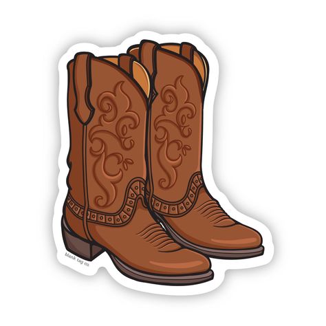 Cowboy Stickers Westerns, Cowboy Boots Sticker, Cowboy Boot Sticker, Horseshoe Sticker, Rodeo Stickers, Cowboy Stickers, Cowboy Hat Sticker, Cowboy Boot Tattoo, Country Stickers