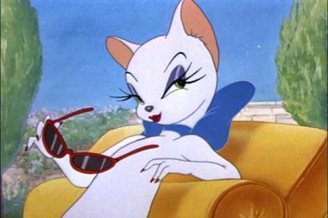 Tom n Jerry - Lady Cat Toodles Galore, Chuck Jones, Childrens Tv, Vintage Cartoons, Cartoon Profile Pictures, Cartoon Memes, Cartoon Icons, Cartoon Profile Pics, Tom And Jerry