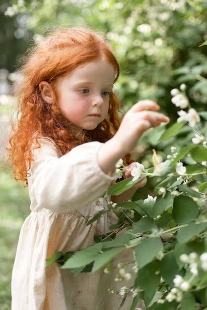 Redhead Baby Girl, Red Head Kids, Curly Hair Baby, Redhead Baby, Curly Long Hair, Ginger Kids, Ginger Babies, Girl With Pigtails, Girl With Green Eyes