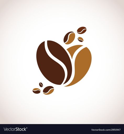 Cafe Vector Illustrations, Coffee Logo Design Art, Coffee Logo Design Ideas, Chocolate Logo Design, Logo For Coffee, Coffee Symbol, Coffee Logo Design, Logo Cafe, Diy Spa Treatments