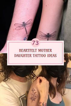 Mother Daughter Dinosaur Tattoos, Biblical Mother Daughter Tattoos, Small Tattoo Ideas For Mom And Daughter, Mother And 2 Daughters Tattoo Matching, Matching Daughter And Mother Tattoos, Mommy And Daughter Tattoos, Small Mother Daughter Tattoos Meaningful, Matching Mom Daughter Tattoos, Mom Daughter Tattoo