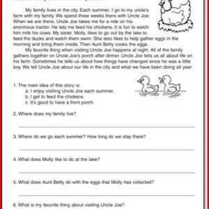 Aug 12, 2017 - This Pin was discovered by Dorina Toit. Discover (and save!) your own Pins on Pinterest 3rd Grade Reading Comprehension Worksheets, English Comprehension, Teaching Reading Comprehension, Worksheets For Grade 3, Reading Comprehension Lessons, English Grammar Worksheets, 3rd Grade Reading, Reading Comprehension Passages, Comprehension Passage