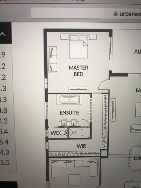 *Gig's price is for redrawing 2D or 3D floor plan. For design projects, don't hesitate to get in touch with us.The project price may vary for diff Master And Ensuite Layout, Ensuite Layout Ideas, Ensuite And Wir Layout, Ensuite And Wardrobe Layout, Ensuite Plans Layout, Ensuite Bathroom Layout Floor Plans, Ensuite Bedroom Ideas Layout, Master Bath Ensuite, Masterbedroom En Suite