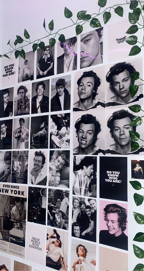 Harry Styles Photos For Wall, Posters On Wall Bedroom Harry Styles, Harry Styles Bathroom Decor, Wall Posters Harry Styles, Harry Styles Wall Art Decor, Harry Styles Picture Wall Ideas Bedroom, Harry Styles Wall Decor Aesthetic, Drawings On Bedroom Walls, Harry Styles Shrine