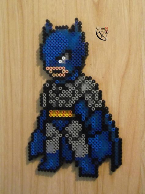 Batman Perler Beads, Kitty Perler Beads, Hello Kitty Perler Beads, Hama Art, Pixel Beads, Art Perle, Arte 8 Bits, 8bit Art, Hama Beads Design