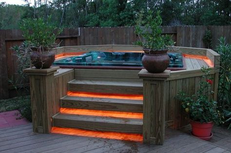 47 Irresistible hot tub spa designs for your backyard Hot Tub Deck Design, Design Per Patio, Hot Tub Landscaping, Hot Tub Designs, Hot Tub Patio, Outdoor Hot Tub, Relaxing Backyard, Hot Tub Deck, Hot Tub Backyard