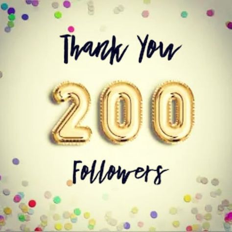 200 Followers, My Followers, 100 Followers, Gold Balloons, Thank You So Much, The 10, Balloons, Thank You, Gold