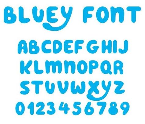 Bluey Font FREE download - Fontz.Co bold fonts, retro typography, vintage graphic design, lettering alphabet fonts, lettering fonts alphabet, typography alphabet, typography alphabet fonts #typographyfonts, #retrofont, #funfonts, #fontideas, #modernfonts 👉 Visit our site for the full collection of fonts Bluey Letters Printable, Bluey Font Letters, Free Bluey Font, Bluey Alphabet Letters, Fonts Alphabet Vintage, Vintage Fonts Alphabet, Fonts Retro, Old School Fonts, Alphabet Typography