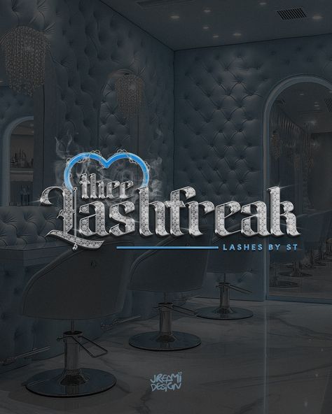 1 of the concepts for Logo & sublogo design for Thee Lash Freak 🩵✨ I am taking on new clients - hit the 🔗 at the top of my page to enquire 📱 . . . #logodesignservices #beautydesign #logodesigneruk Lashes Logo Design, Graphic Shapes Design, Lashes Logo, Business Photoshoot, Logo Design Process, Work With Me, New Clients, Beauty Design, Fashion Logo Design