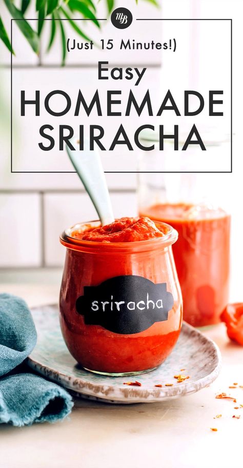 Spice up your culinary adventures with this homemade sriracha recipe that's ready in just 15 minutes! Perfect for those who love a kick of heat, this quick and simple method lets you create a flavorful hot sauce right in your own kitchen. Whether you're drizzling it over eggs, mixing it into marinades, or adding a zing to your favorite dishes, this DIY sriracha is sure to become a staple. Enjoy the satisfaction of crafting your own spicy condiment with fresh ingredients and no preservatives. Diy Sriracha, Marshmallow Creations, Sriracha Recipe, Homemade Sriracha, Homemade Fig Jam, Marshmallow Sauce, Sriracha Recipes, Homemade Marshmallow, Homemade Marshmallows