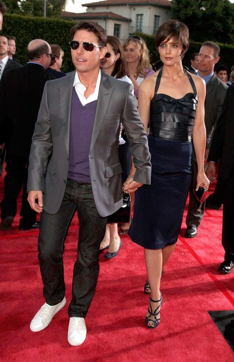 Tom Cruise, Katie Holmes - The Cut Tom Cruise Style Casual, Tom Cruise Red Carpet, Tom Cruise Style, Cruise Style, Katie Holmes, On The Red Carpet, Tom Cruise, Alter Ego, The Red Carpet