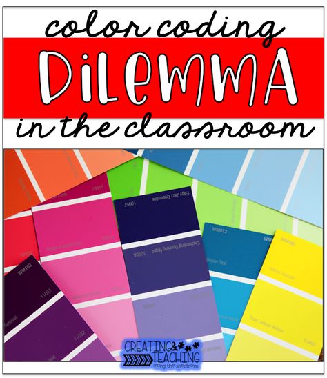 creating & teaching: Handling the Color Coding Dilemma Classroom Organization Ideas, Education Post, Daily Love, Resource Room, Class Schedule, Teacher Organization, Classroom Setup, An Education, Special Education Classroom