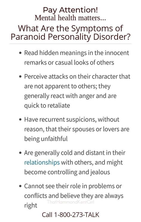 Paranoid Personality, Paranoid Personality Disorder, Mental Health Counseling, Personality Disorder, Mental Health Matters, Know Who You Are, Mental Health Awareness, Emotional Health, Nervous System