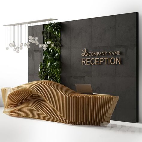 Luxury Reception Desks, Reception Counter Design, Front Desk Reception, Spa Office, Front Desk Design, Office Reception Desk, Hotel Reception Desk, Desk For Office, Office Reception Design