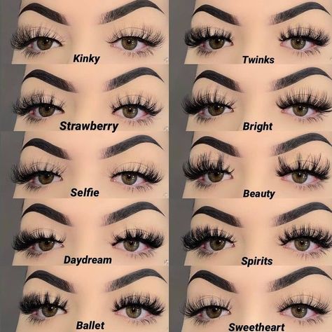 Lash Names, 25mm Lashes, Big Lashes, Mink Lash Extensions, Lash Extensions Styles, Perfect Eyelashes, Lash Vendors, Lash Tools, Eyelash Case