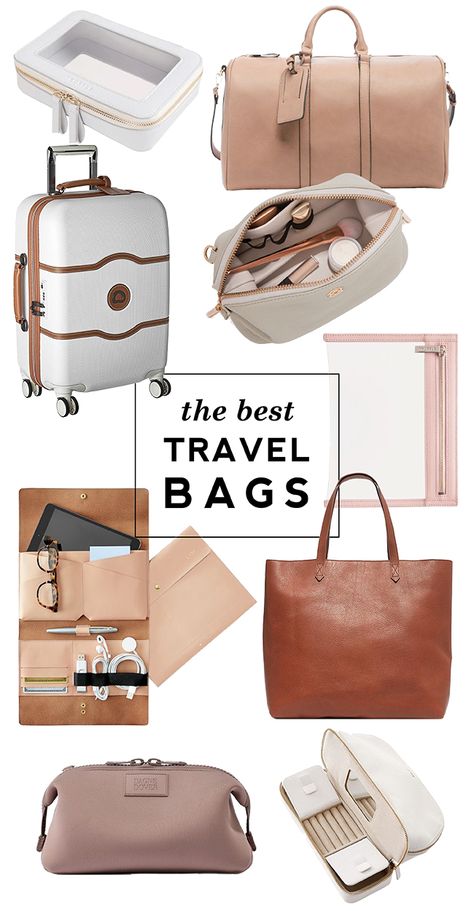 Best Travel Bags, Travel Bag Essentials, Overnight Travel Bag, Best Travel Accessories, Travel Necessities, Travel Essentials For Women, Travel Bags For Women, Bag Essentials, Travel Purse