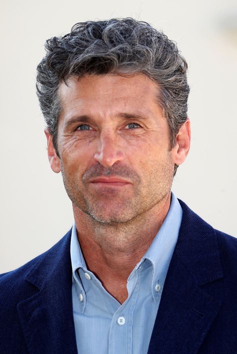 Patrick Dempsey Hair, Patrick Demsey, Greys Anatomy Derek, Older Mens Hairstyles, Gents Hair Style, Derek Shepherd, Patrick Dempsey, Mens Cuts, Famous Fashion