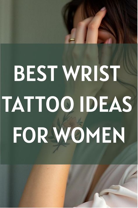 Best Wrist Tattoo Ideas for Women Ladies Wrist Tattoos Ideas, Tattoo Ideas Female Saying, Female Wrist Tattoos Ideas, Tattoo For Wrist For Women, I Can Tattoo Ideas, Tattoo Placement Ideas For Women Arm, Thumb Tattoos For Women Unique, Girlie Tattoo Ideas, Feminine Wrist Tattoos For Women