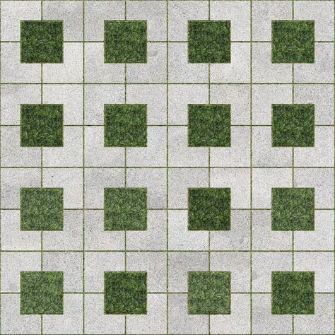 Landscape Tiles Texture, Grass Texture Photoshop Architecture, Ground Texture Architecture Photoshop, Outdoor Tiles Texture, Outdoor Floor Texture, Pavement Texture Seamless, Interlock Texture, Landscape Pavement, Grass Texture Seamless