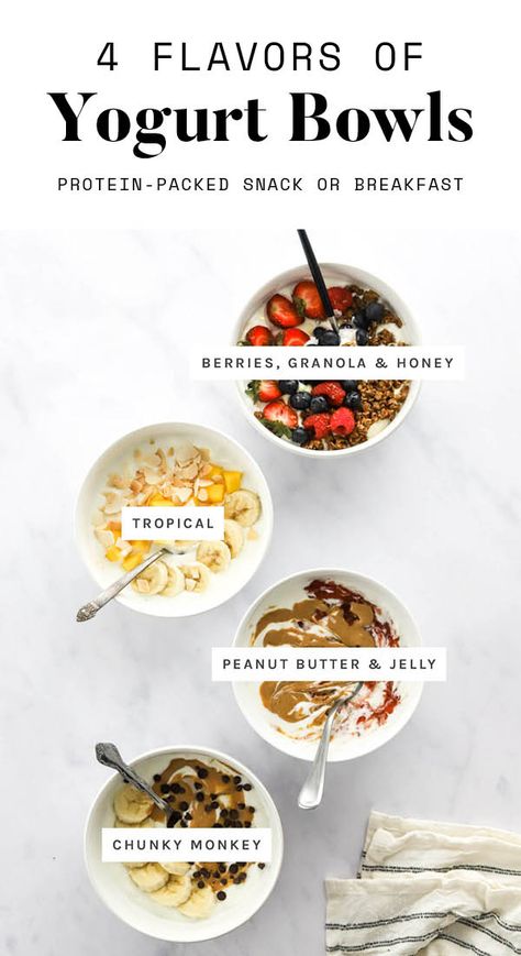 Organic Aesthetic Food, Healthy Breakfast For Work, Yogurt Cereal Bowl, Greek Yogurt Breakfast Recipes, Yoghurt Toppings, Yogurt Bowl Aesthetic, Yogurt Bowl Ideas, Breakfast With Yogurt, Yogurt Bowl Recipe