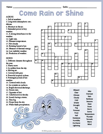 Free Printable Weather Crossword Word Search Easy Crossword Puzzles Printable, Enrichment Activities For Elementary, Weather Crossword, Weather Word Search, Magic Squares Math, Crossword Puzzles Printable, Crossword Puzzles For Kids, Free Printable Crossword Puzzles, Thanksgiving Puzzle