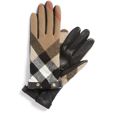 Burberry Check Wool Gloves ($295) ❤ liked on Polyvore featuring accessories, gloves, black, black gloves, burberry gloves, burberry, wool gloves and woolen gloves Burberry Gloves, Plaid Burberry, Fashion Gloves, Gloves Fashion, Wool Gloves, Gloves Black, Burberry Accessories, Black Gloves, Burberry Handbags