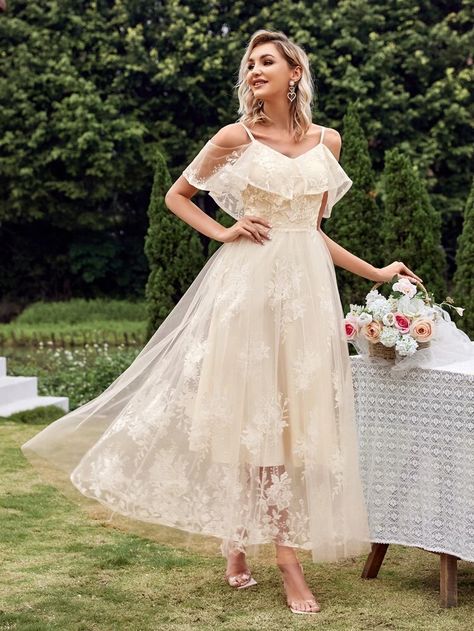 Dresses Cottagecore, Latest Bridesmaid Dresses, Cottagecore Summer, Mesh Bridesmaids Dress, Guipure Lace, Themed Outfits, Quince, Amazing Products, Dress P