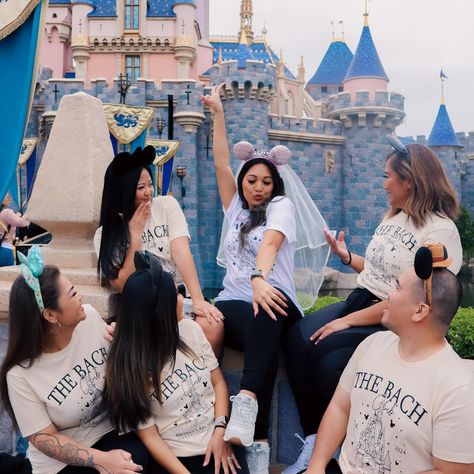 Brit’s bachelorette photoshoot was so fun!!! Full of energy, laughs, friendship and magic ✨ They came from Hawaii and was amazing to be part of this moment 🫶🏼🥲 …. …… …. ……. …… #engaged #bachelorette #bacheloretteparty #disney #disneygram #disneyparks #disneyphotography #bridetobe #bridestyle #thebach #friends Bachelorette Disneyland, Bachelorette Photoshoot, Disney Bridesmaids, Disney Bachelorette Parties, Disney Bachelorette, Full Of Energy, Disney Photography, Group Shots, Bachelorette Trip