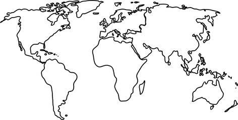 World Map Sketch, World Outline, World Map Template, Blank World Map, World Map Outline, World Map Continents, World Map With Countries, World Map Printable, Map Sketch