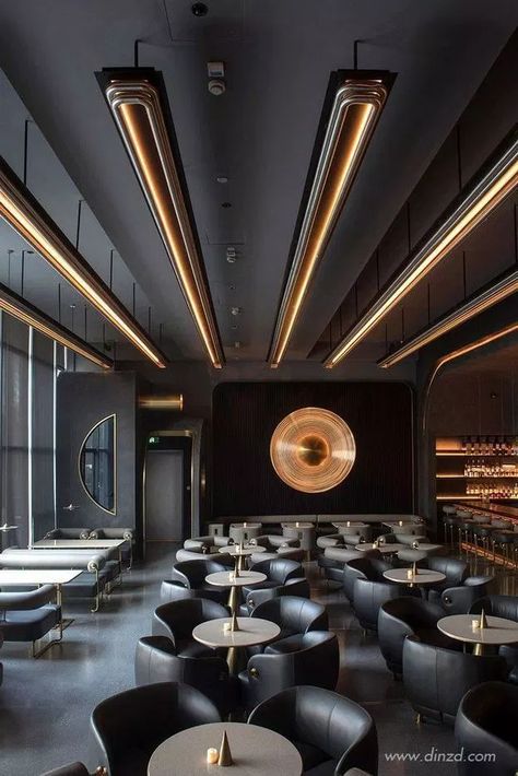 17 Modern And Futuristic Interior Designs To Inspire You - lmolnar Futuristic Interior Design, Collection Decor, Bar In Casa, Interior Design Minimalist, Bar Design Awards, Pig Design, Bar Interior Design, Luxury Bar, Luxury Restaurant