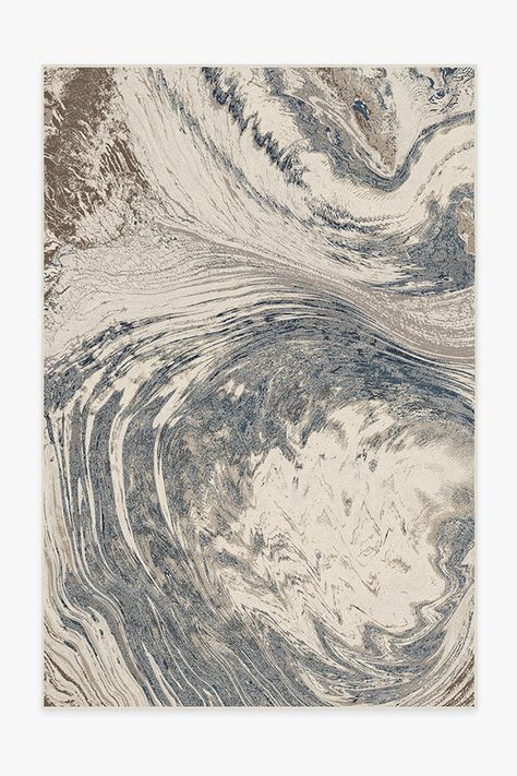 Malaspina Dusk Blue Rug Dusk Blue, Rug Stain, Classic Rugs, Light Cream, Ivory Rug, Abstract Rug, Washable Area Rugs, Machine Washable Rugs, Indoor Rugs