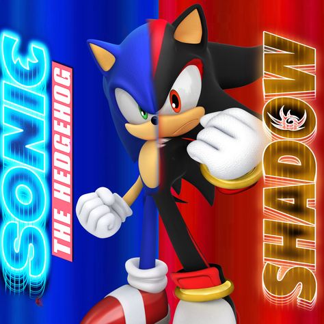 Sonic And Shadow Birthday Party, Shadow Y Sonic, Sonic Y Shadow, Sonic Birthday Parties, Shadow Sonic, Sonic Adventure 2, Sonic Party, Birthday Party Treats, Sonic Birthday