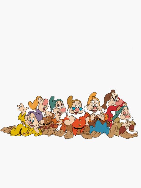 The Seven Dwarfs, Seven Dwarfs, The Seven, Children’s Books, Top Artists, Sticker Design, Sell Your Art, Vinyl Sticker, Projects To Try