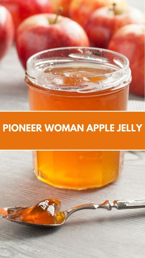 Pioneer Woman Apple Jelly is a simple delight with diced apples, sugar, and a touch of butter. It takes about 45 minutes to prepare and yields approximately 8 servings. Pioneer Woman Canning Recipes, Apple Jelly Recipe, Pioneer Kitchen, Apple Jelly, Apple Jam, Diced Apples, Pepper Jelly, Jam And Jelly, Cooked Apples