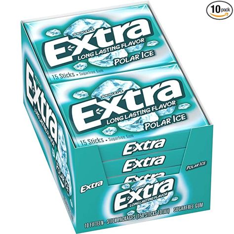 Extra Polar Ice Gum, Polar Ice Gum, Extra Chewing Gum, Fini Tubes, Extra Gum, Pack Of Gum, Gum Flavors, Healing Tips, Mint Gum