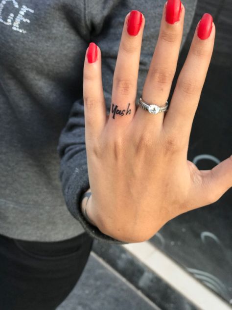 #small #tattoo #new #names #goodvibes #love Yash Name Tattoo, Small Name Tattoo Ideas, Names Tattoo Ideas For Women, Yash Name, Tattoo Designs Women, Name Tattoos For Girls, Small Name Tattoo, Name Tattoo Ideas, Tattoo New