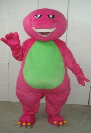 Who loves you?  Barney the dinosaur does.  #costume #dinosaurcostume #costume Barney Costume, Crocodile Costume, Dolphin Costume, Barney The Dinosaur, Bulldog Mascot, Cheap Costumes, Beautiful Teeth, Green Crocodile, Green Dinosaur