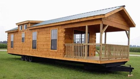 Tiny House Trailer Plans, Cheap Tiny House, Log Cabin Kits, Oak Logs, Tiny House Trailer, Tiny Cabins, Tiny Cabin, Log Cabin Homes, Tiny House Cabin