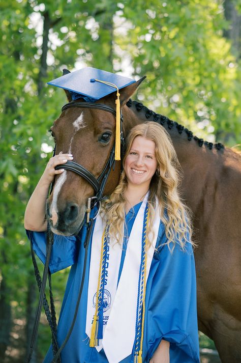 Aiken SC Horse Senior Session Senior Photoshoot With Horse, Western Horse Senior Pictures, Photo Session With Horse, Senior Session With Horse, Horse Senior Pictures Dress, Grad Pictures With Horses, Barrel Racing Senior Pictures, Graduation Pictures With Horses, Senior Pictures Horse