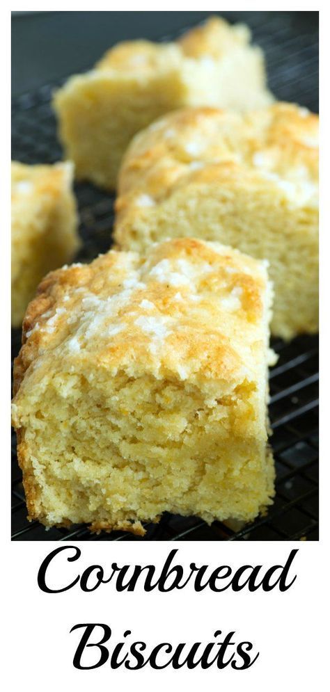 Now you don't have to decide between a biscuit or cornbread, you can have both with cornbread biscuits. A Southerner's dream. #butterandbaggage.com #biscuits #cornbread #southernfood #comfortfood Buttermilk Cornbread Biscuits, Cornbread Biscuits Recipe, Cornbread Scones, Easy Buttermilk Cornbread, Cornbread Sweet, Classic Cornbread, Biscuits Butter, Sensitive Quotes, Cornbread Biscuits