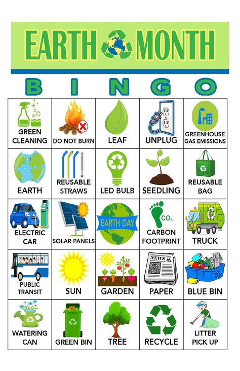 Earth Month Bingo, Download, Bingo Games, Printable Games, Virtual Games, 16 cards Earth Day Games, Earth Games, Bingo Books, 2024 Bujo, Road Trip Bingo, Summer Bingo, Free Printable Bingo Cards, Bingo Games For Kids, Free Bingo Cards